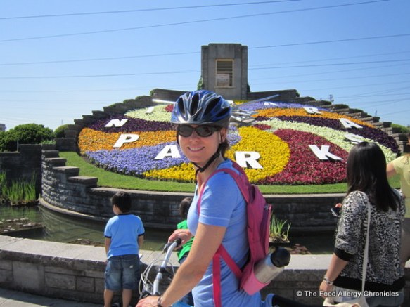 Me at the Floral Clock in Niagara 2012
